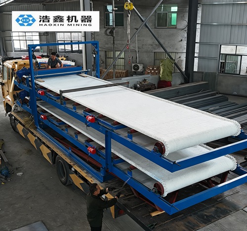 雙層毛毯機(jī) 雙層毛毯回收機(jī)發(fā)往客戶現(xiàn)場